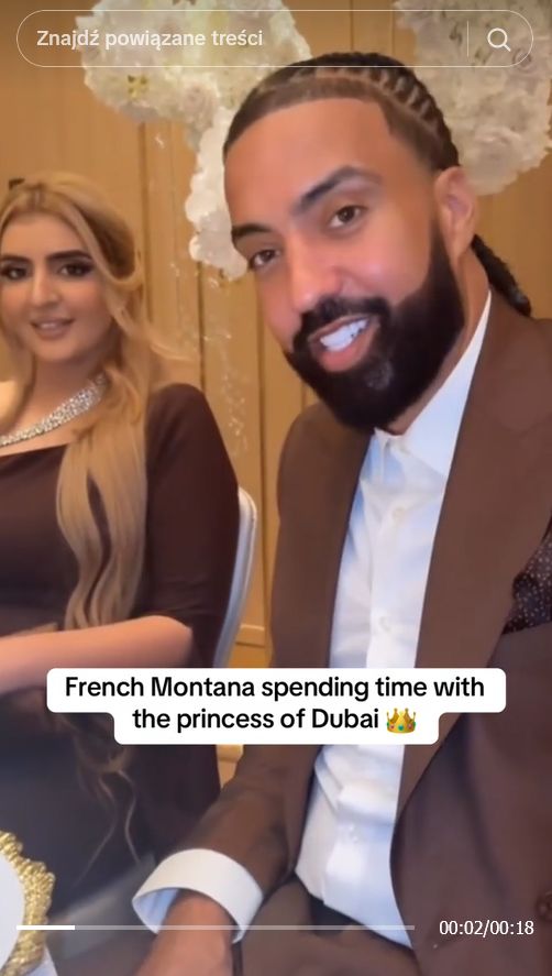 French Montana i Mahra Al Maktoum