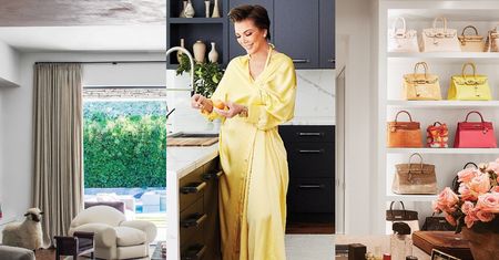 Kris Jenner też pochwaliła się wnętrzami domu w magazynie! Ma dobry gust? (ZDJĘCIA)