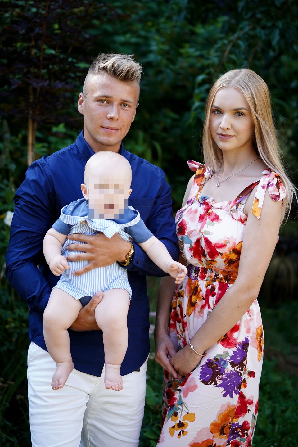 Skolim i Aleksandra Sarnecka z synem