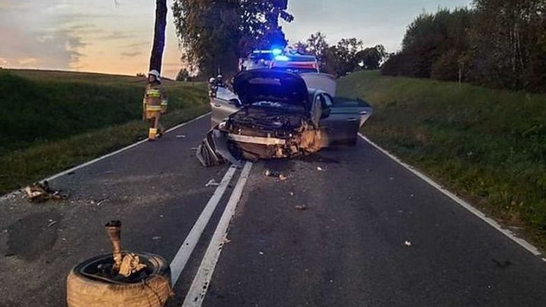 Wypadek pod Olsztynem, którego sprawcą był Piotr K.
