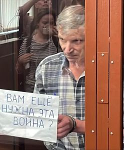Powiedział, że w Ukrainie trwa wojna. Rosjanin skazany na siedem lat więzienia