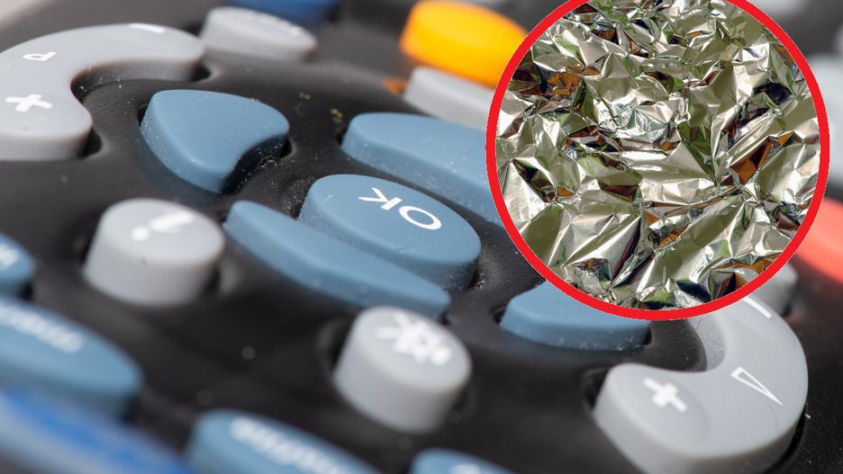 Folia aluminiowa rozwiąże problem  z pilotem
