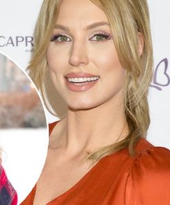 Karolina Pajączkowska wyszła na dwór w koszuli. Widać, że dziennikarka TVP była modelką