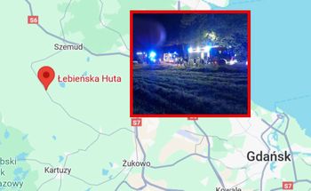 Wypadek na Pomorzu. Samochód potrącił czterech nastolatków