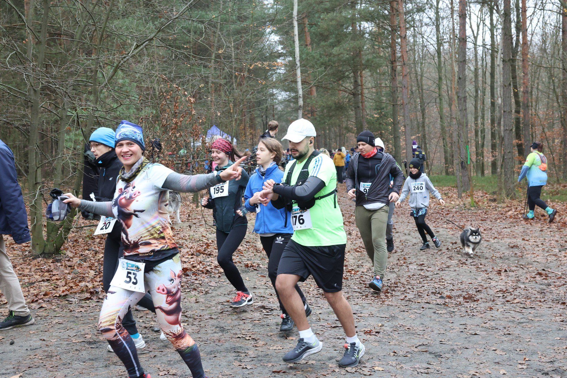 15.11.2025 r. Panewnicki Bieg Dzika w Katowicach. To przedostatnie zawody w tym roku w ramach 13. edycji edycji tej imprezy dla biegaczy i miłośników marszu Nordic Walking.