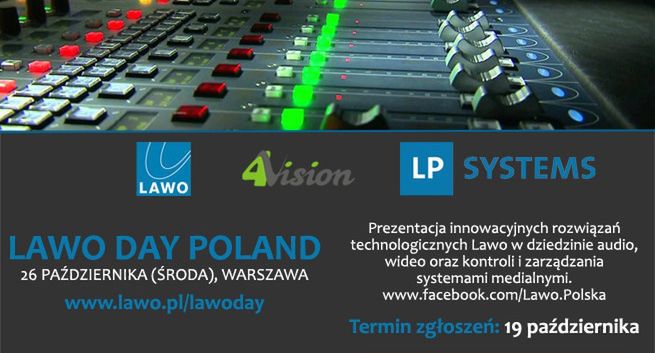 Seminarium techniczne Lawo – technologie audio, wideo oraz kontroli i zarządzania systemami medialnymi