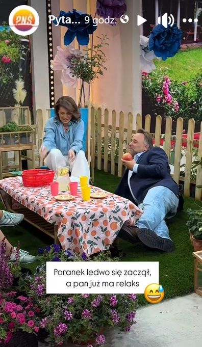 Łukasz Nowicki w studiu "Pytania na śniadanie"