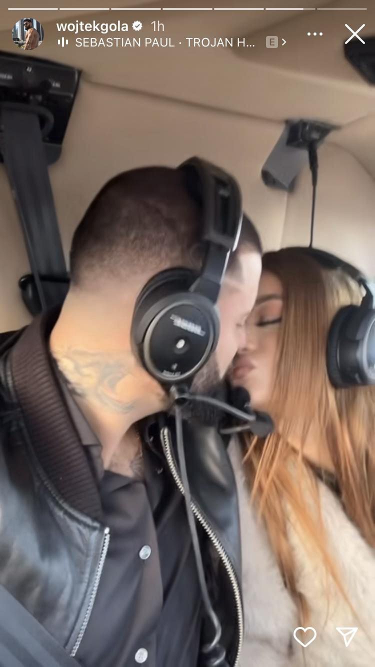 Wojtek Gola zabrał dziewczynę na wycieczkę helikopterem 