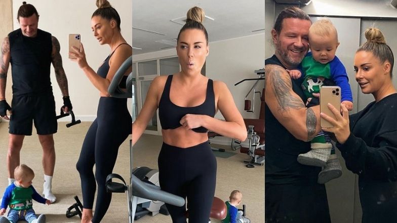 Henio "ćwiczy" na siłowni