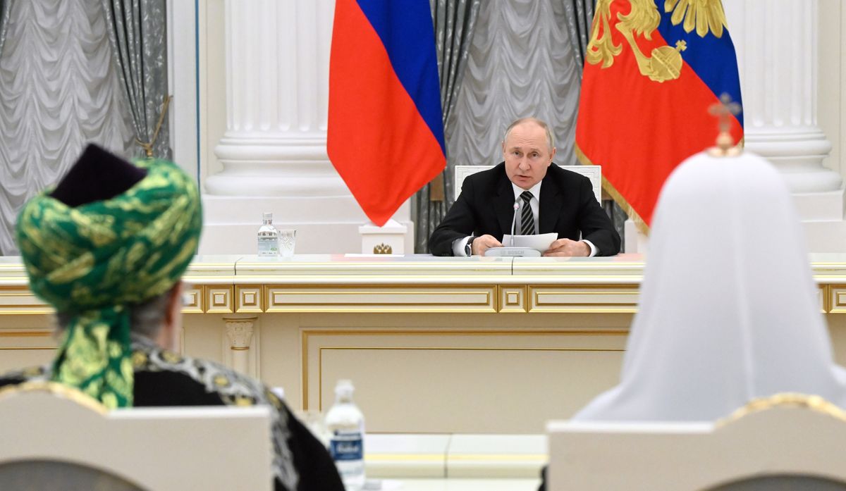 Władimir Putin na Kremlu