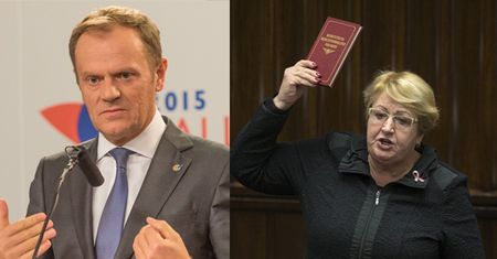 Kontrowersje wokół 6200 ZŁ EMERYTURY Henryki Krzywonos. "Fakt": "Dostała ją od Donalda Tuska!"