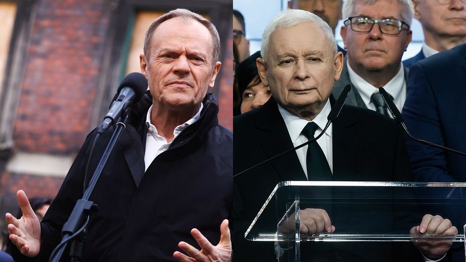 Tusk Kaczyński sklejka B1
