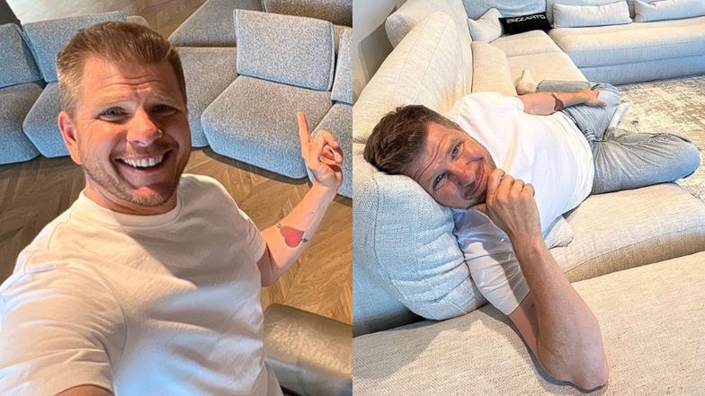 Filip Chajzer chwali się nowym salonem