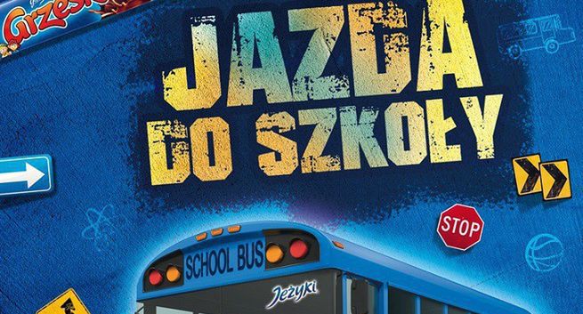 "Jazda do szkoły" z batonikami Grześki