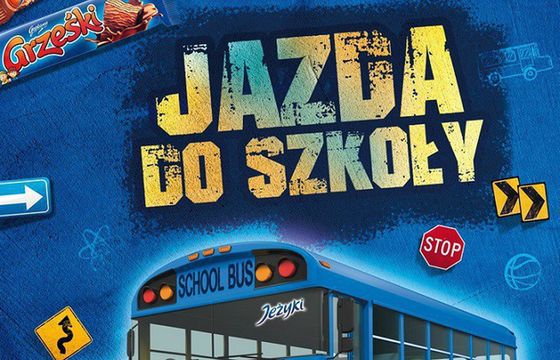 "Jazda do szkoły" z batonikami Grześki