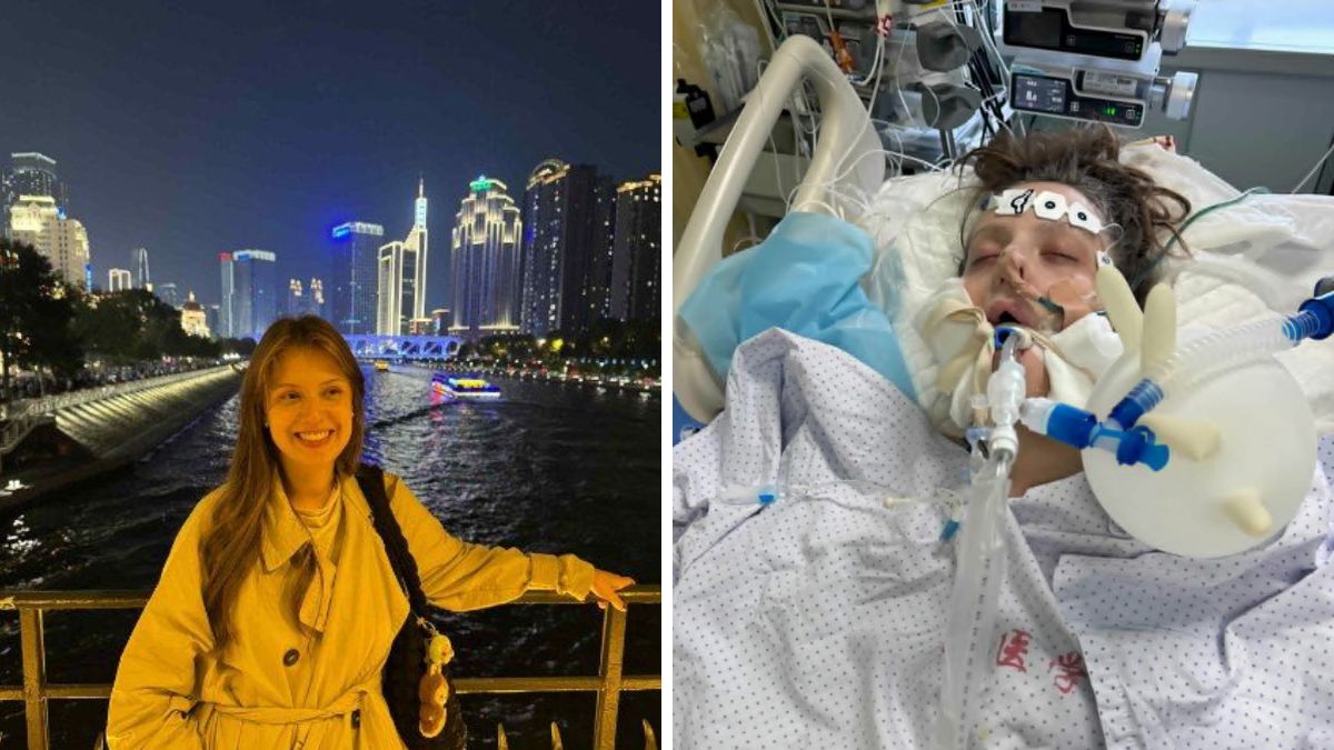 Klaudia przed i w trakcie hospitalizacji