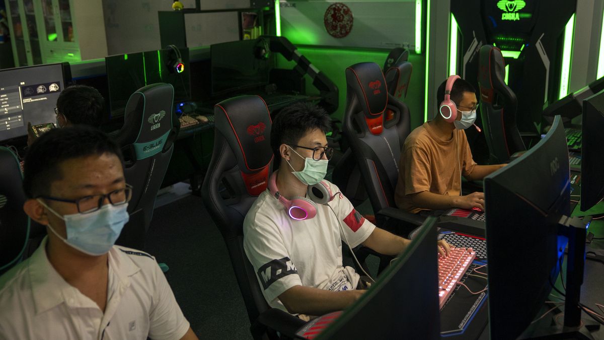 Grupa chińskich graczy