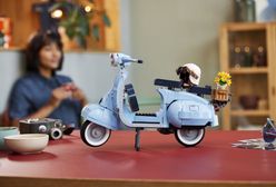 Vespa z klocków Lego wygląda tak samo uroczo jak prawdziwa