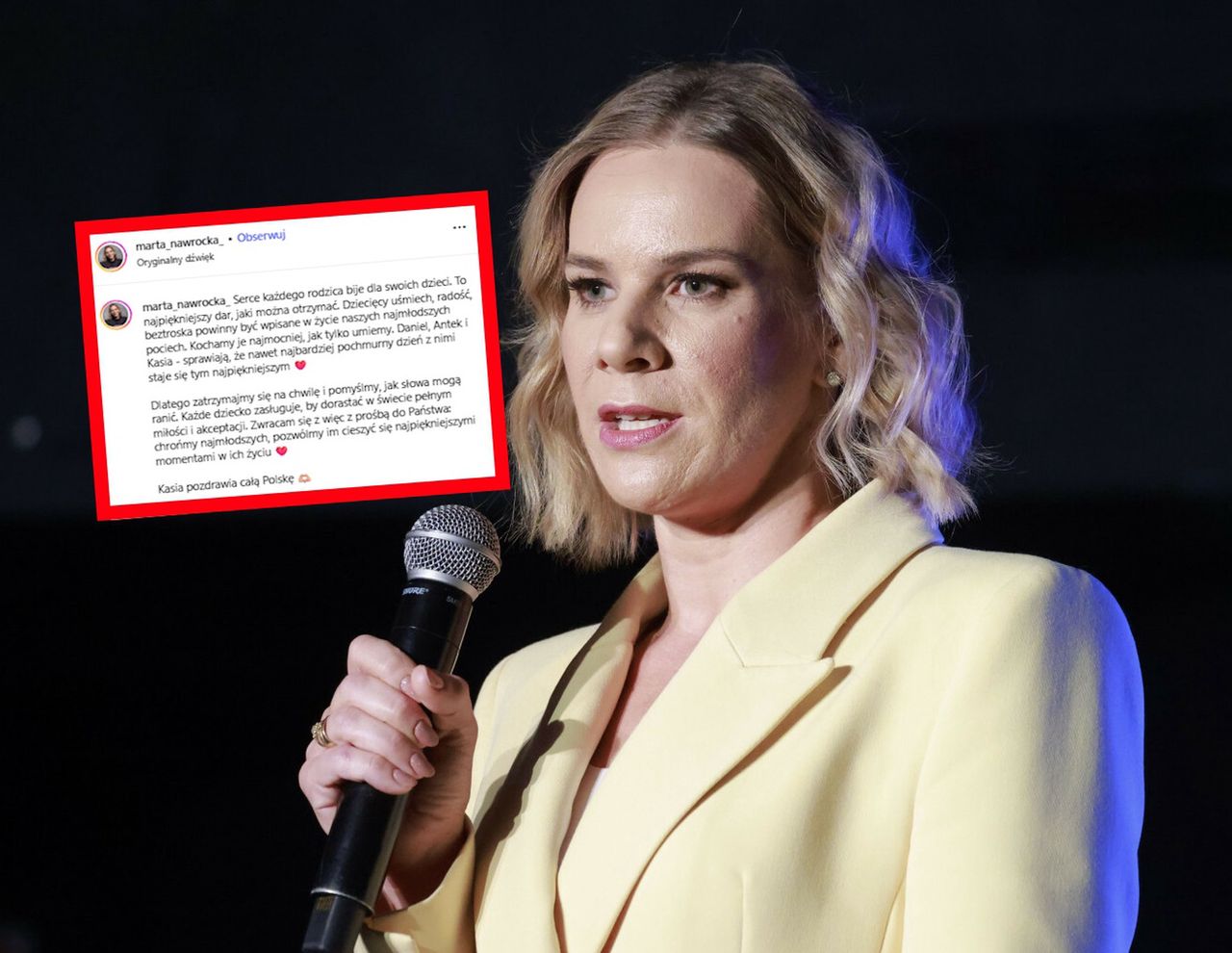 Marta Nawrocka zwróciła się do Polaków. Napisała o córce