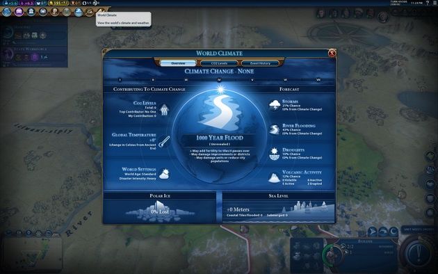 Civilization VI: Gathering Storm - zmiany klimatyczne na świecie