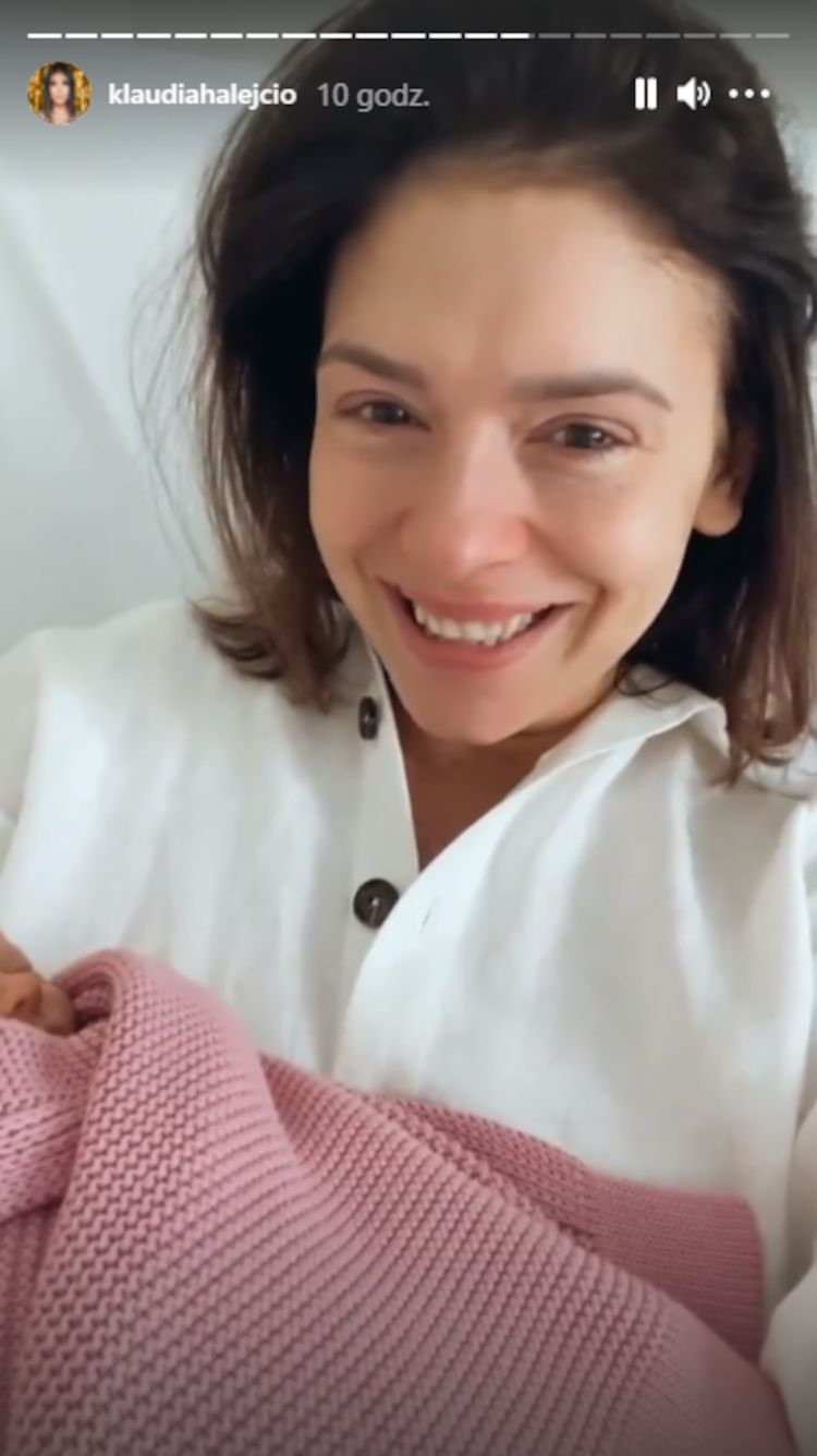 Klaudia Halejcio dziękuje za prowadzenie za nią konta podczas porodu i otwiera się na temat macierzyństwa