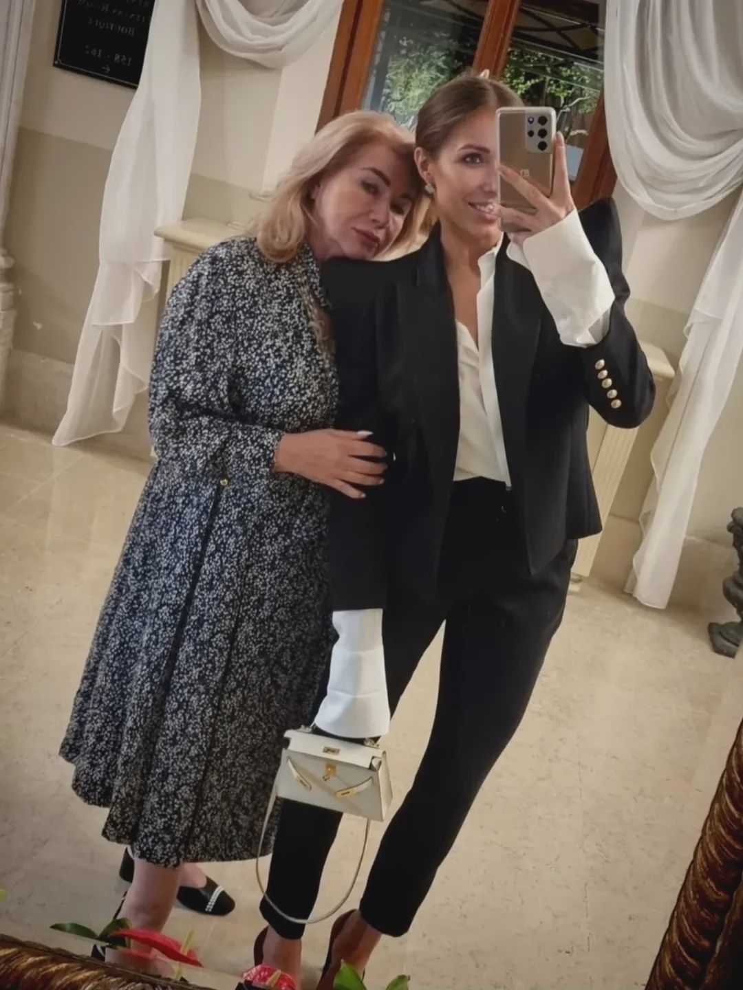 Patrycja Komorowska z mamą
