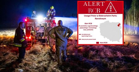 Jest alert RCB. "Nie zbliżaj się do zagrożonego terenu"