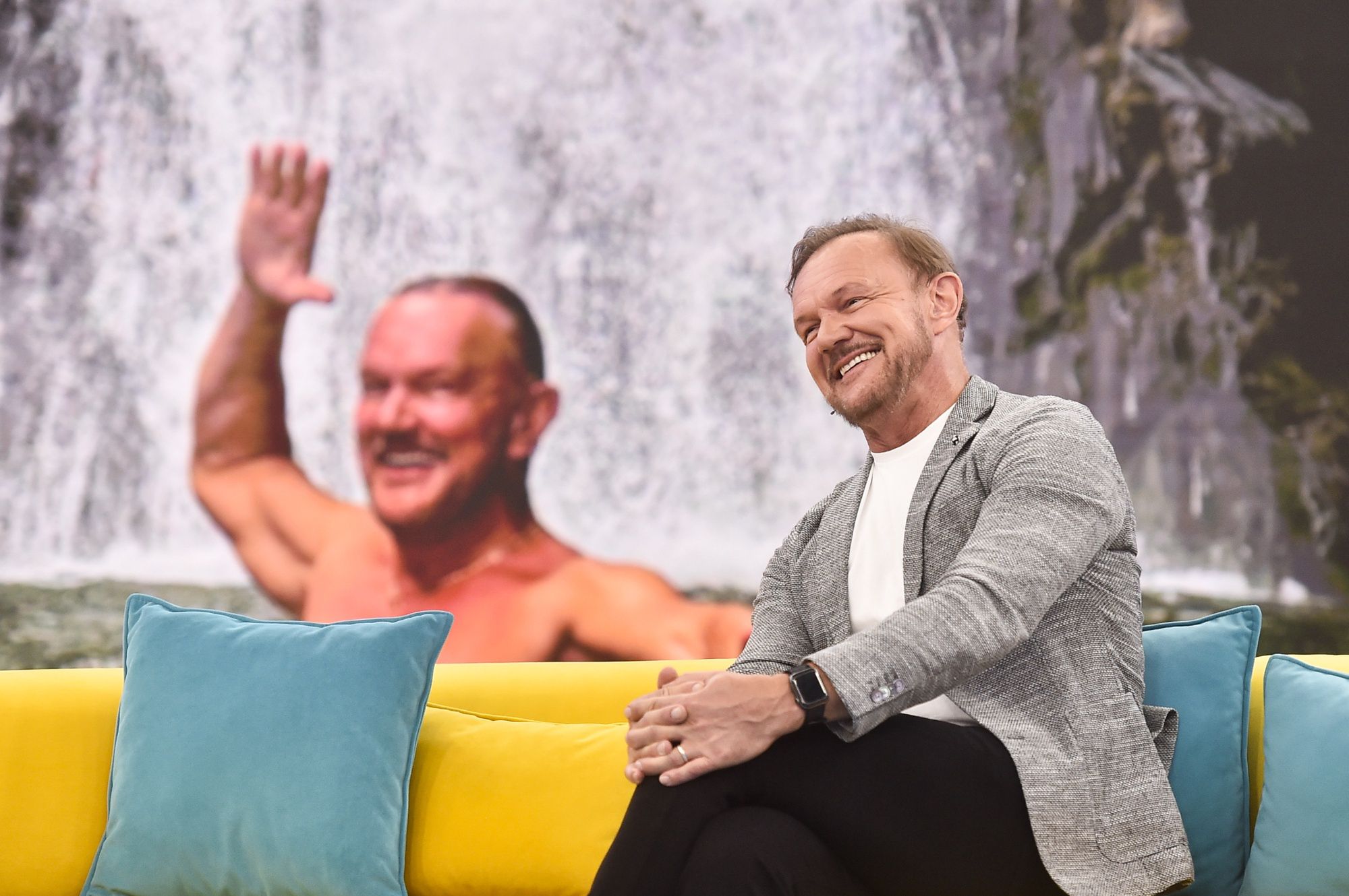Cezary Pazura w "Halo tu Polsat"