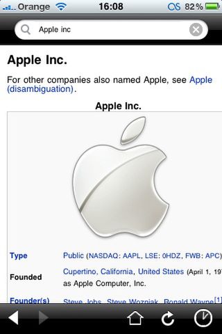 Wikipedia dla iPhone'a