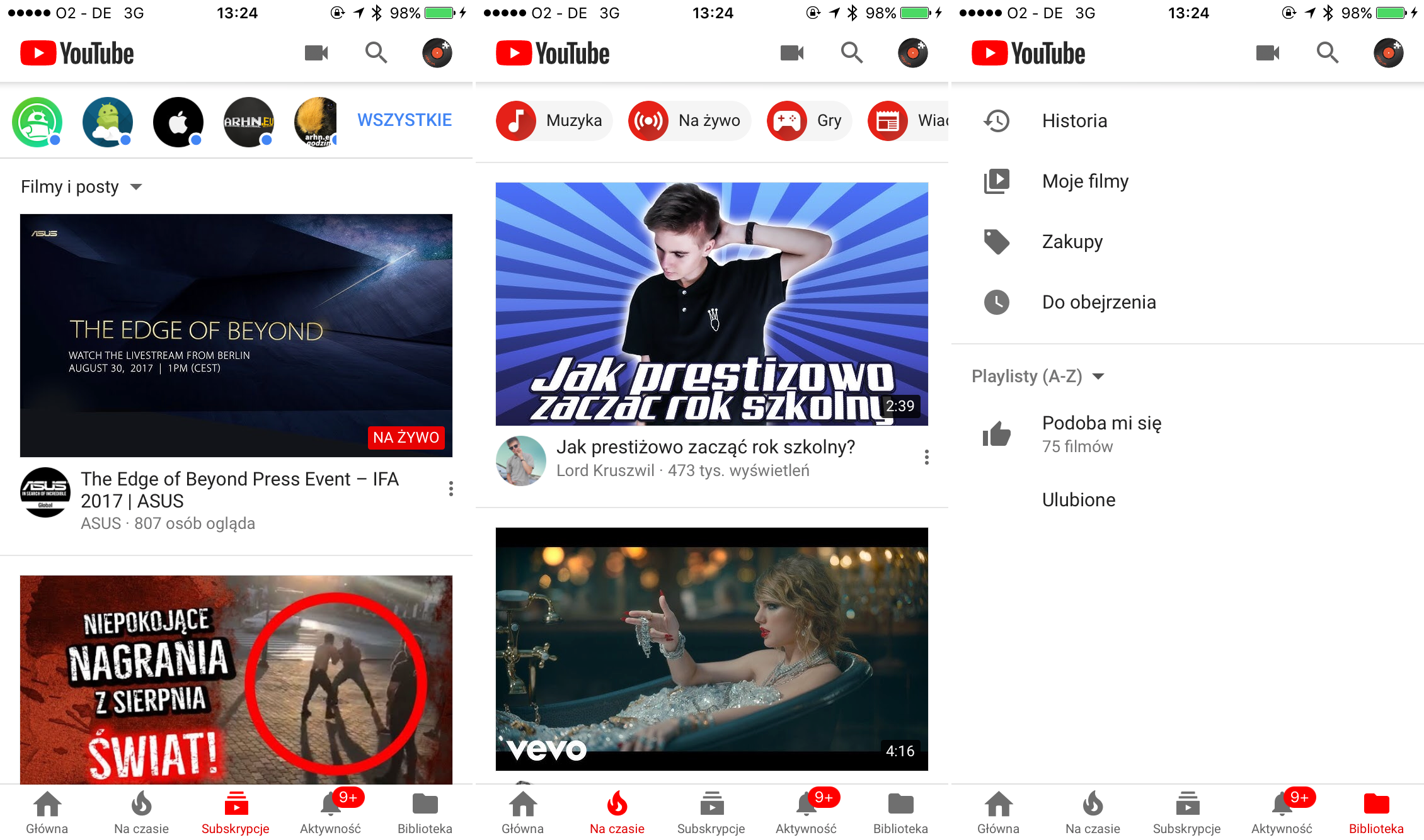 Nowa aplikacja YouTube'a jest świetna. W końcu nie muszę korzystać z zamiennika 2