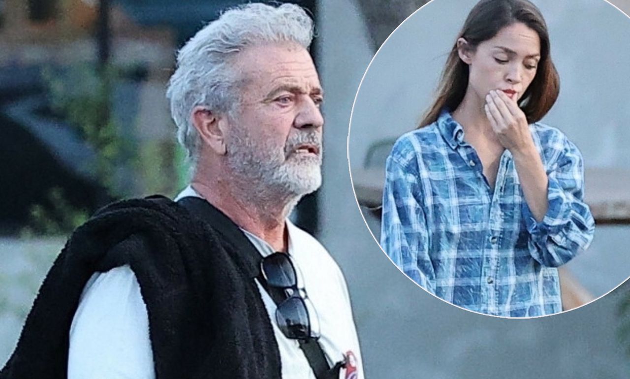 Mel Gibson ma 68 lat i 34-letnią partnerkę. Gdy przyłapali ich paparazzi, nie wyglądała na szczęśliwą