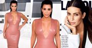 Kim Kardashian jako różowy termofor (ZDJĘCIA)