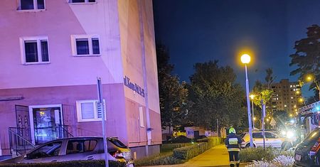Głogów. Pożar na osiedlu. W piwnicy materiały wybuchowe