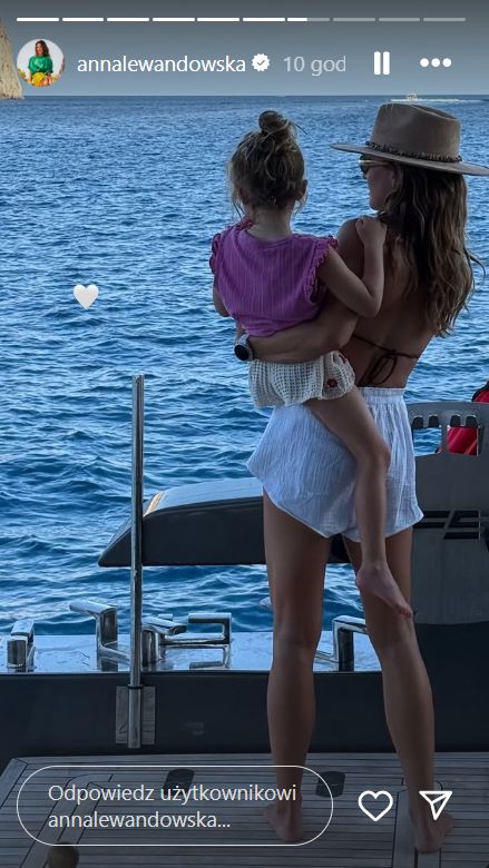Anna Lewandowska w letniej stylizacji