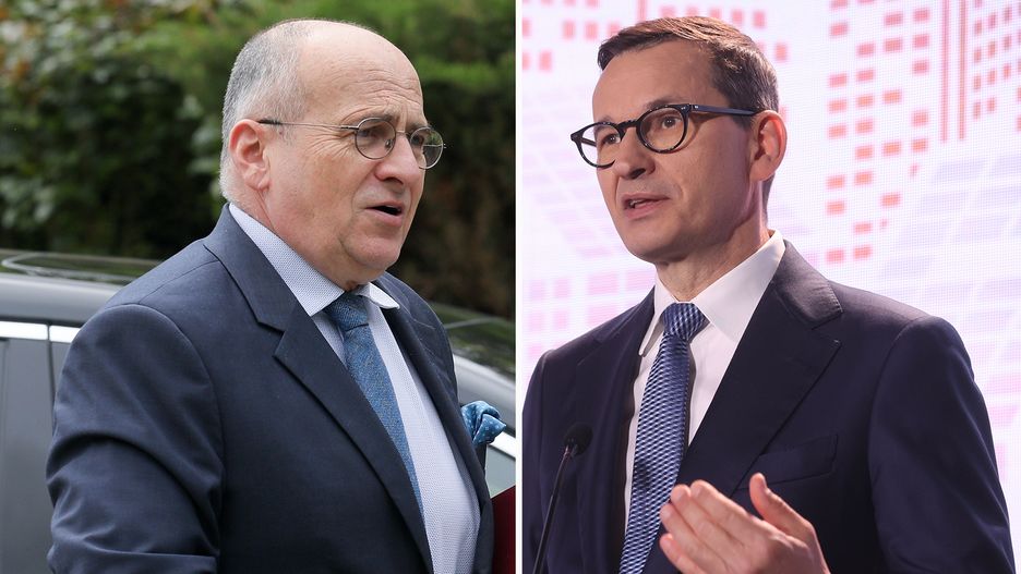 Zbigniew Rau i Mateusz Morawiecki