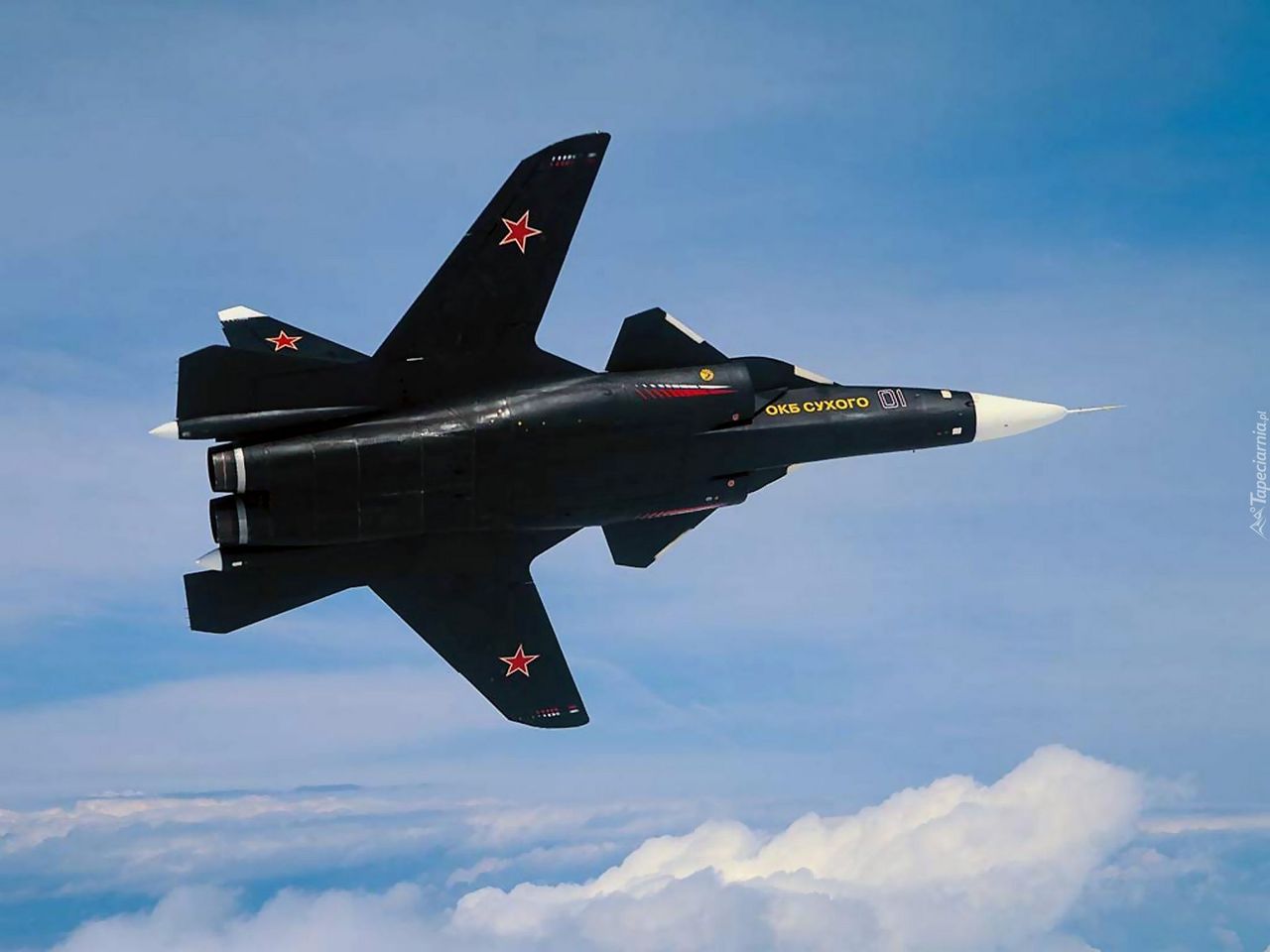 Su-47 - samolot z ujemnym skosem skrzydeł