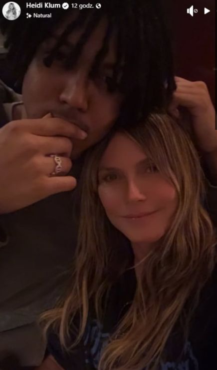 Heidi Klum spędza wieczór z synem