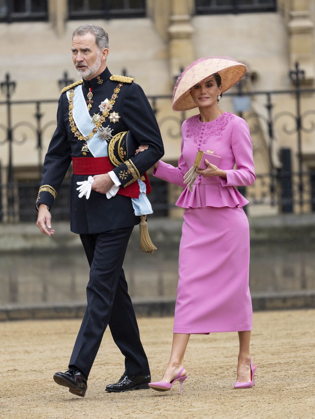 Królowa Letizia na koronacji króla Karola III