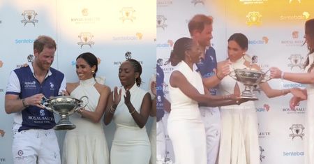Uchwycono, jak Meghan Markle sugeruje kobiecie, by ta nie pozowała obok księcia Harry'ego. Internauci nie mają słów: "ŻENUJĄCE" (WIDEO)
