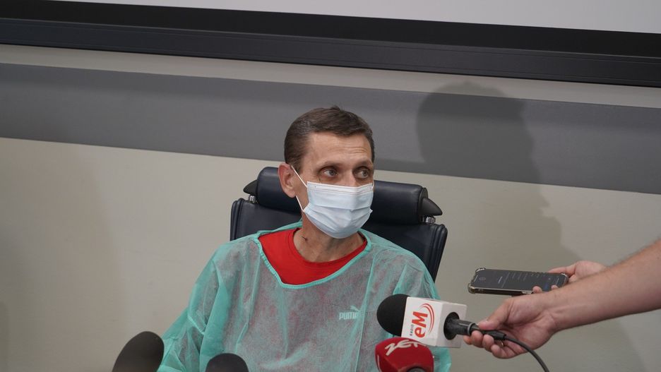 Jednoczesne przeszczepienie płuc i wątroby przez lekarzy dwóch śląskich ośrodków klinicznych. Konferencja prasowa w Zabrzu, 17.06.2025.