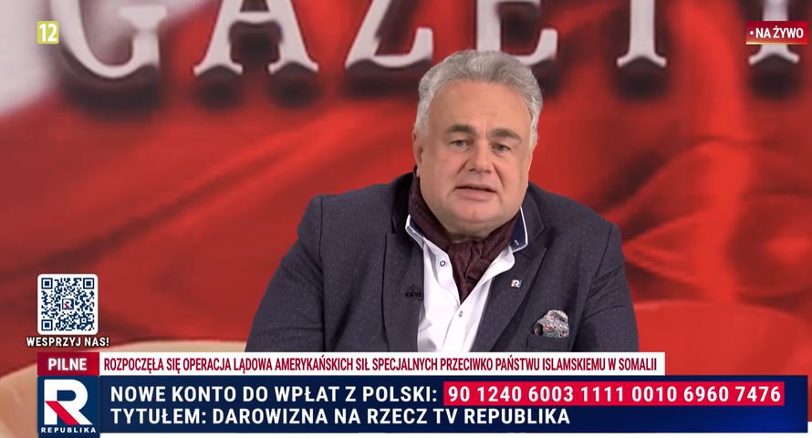 Republika opłaciła koncesję za kolejny miesiąc. Sakiewicz pyta KRRiT o rozliczenie kosztów