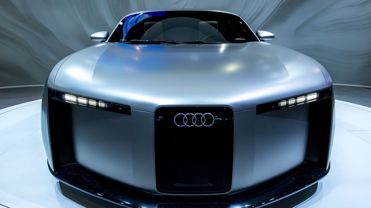 BRUSSELS, BELGIUM - JANUARY 09: The Audi Concept C is seen on display during the inauguration of the Brussels Motor Show on January 09, 2026 in Brussels, Belgium. The 102nd Brussels Motor Show has firmly established itself on the international calendar, featuring over 60 car brands and more than 20 motorcycle brands, and visited by over 270,000 people. (Photo by Omar Havana/Getty Images)