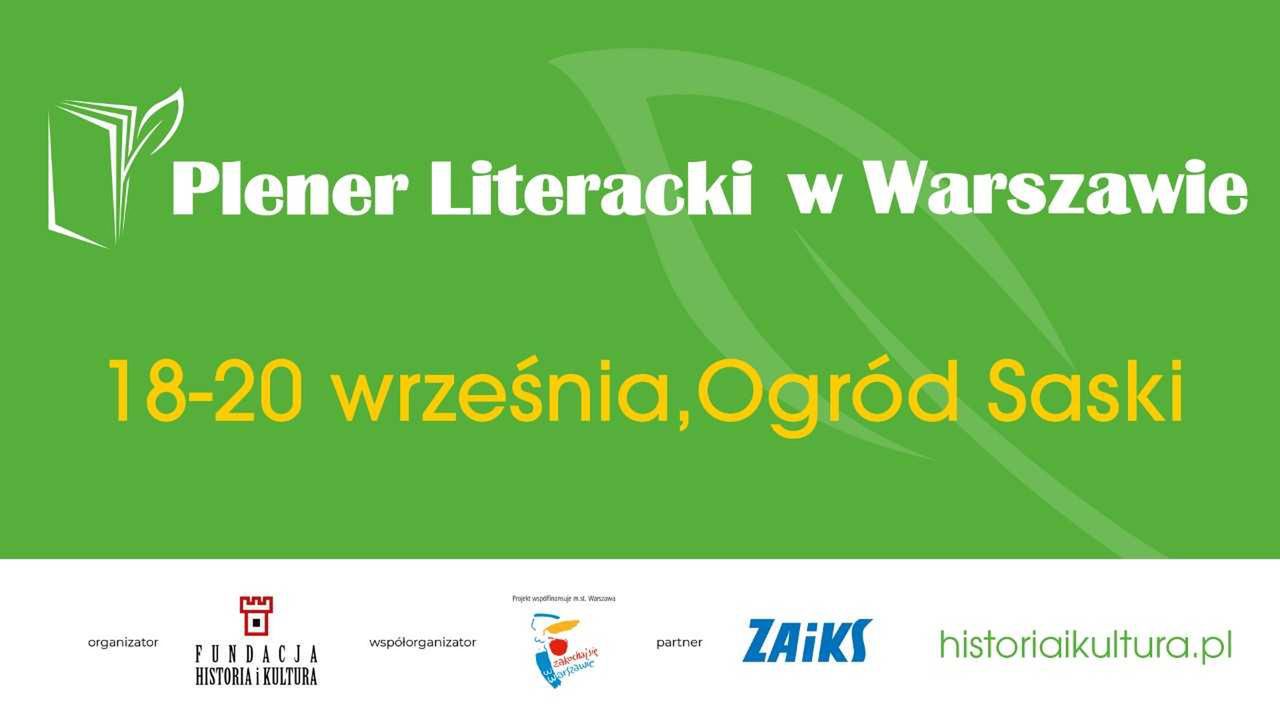 Warszawa. W weekend odbędzie się plener literacki