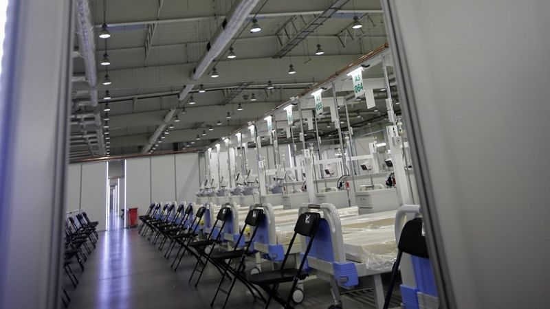 Szpital tymczasowy w Targach Lublin | fot. Katarzyna Link, LUW