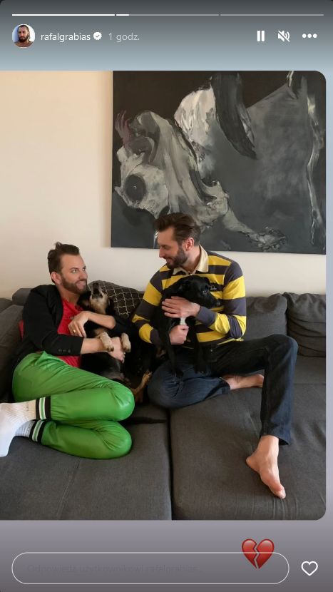 Rafał Grabias pokazał wspólne zdjęcia z Gabrielem Sewerynem