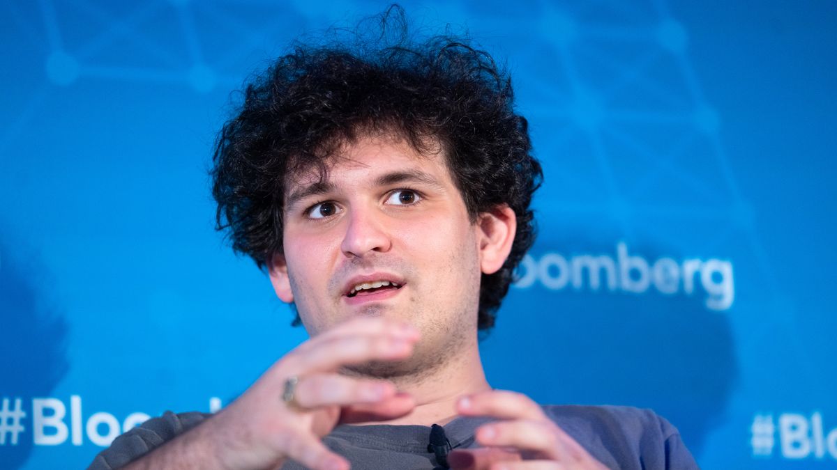 Sam Bankman-Fried, founder and chief executive officer of FTX Cryptocurrency Derivatives Exchange, speaks during the Bloomberg Crypto Summit in New York, US, on Tuesday, July 19, 2022. The Bloomberg Crypto Summit brings together top names from the worlds of tokens, blockchain, Web3, NFTs, decentralized finance, economics, investing, venture capital, and more to talk about whats real and whats speculation, and what smart money should know about the next phases of growth in this ascendant industry. Photographer: Jeenah Moon/Bloomberg via Getty Images
