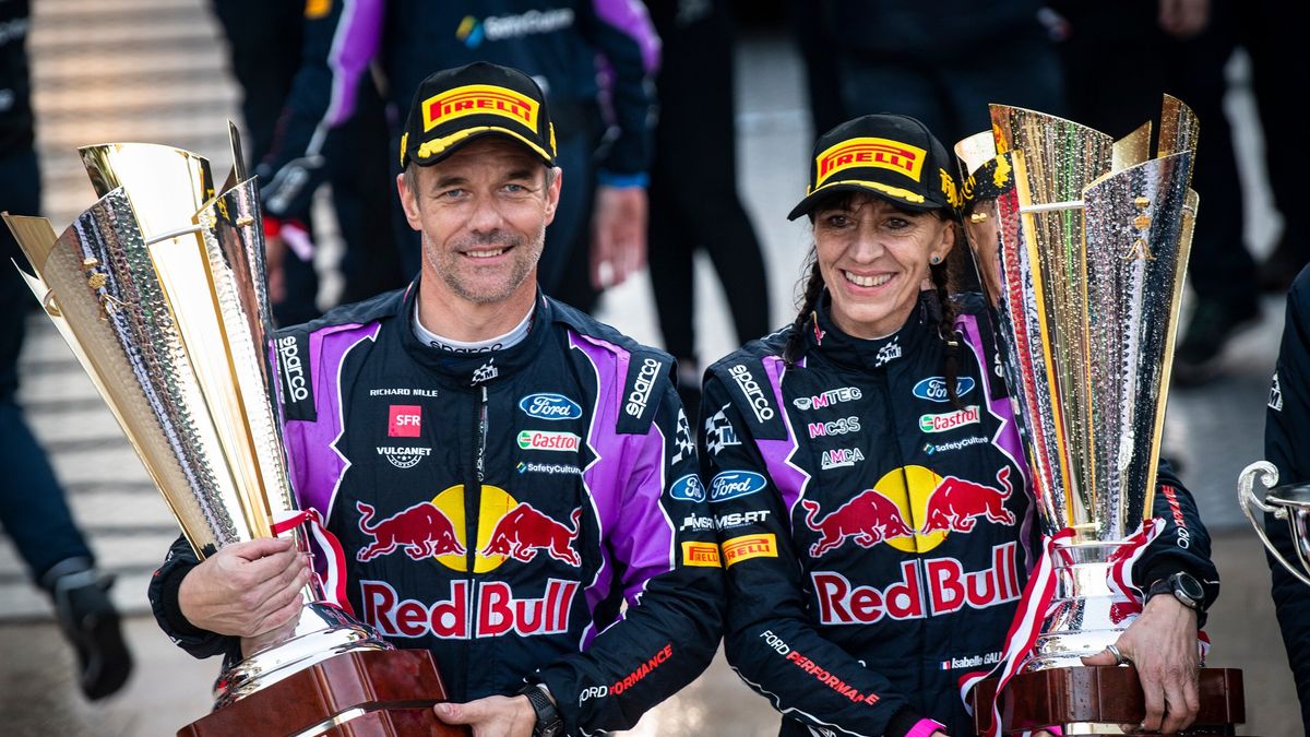 Sebastien Loeb i Isabelle Galmiche na mecie Rajdu Monte Carlo 2022