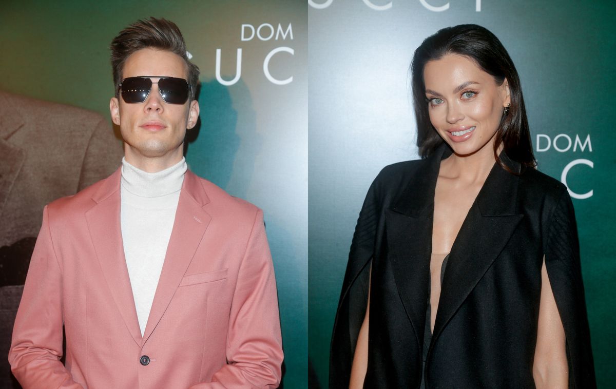 Michał Mikołajczak i Edyta Zając zjawili się na premierze filmu "Dom Gucci"