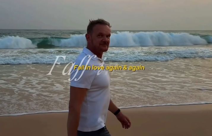 Cezary Pazura na wakacjach