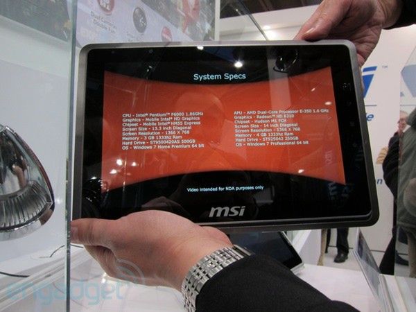 MSI WindPad 110W z Windows 7 - konkurent nowego iPada? 1
